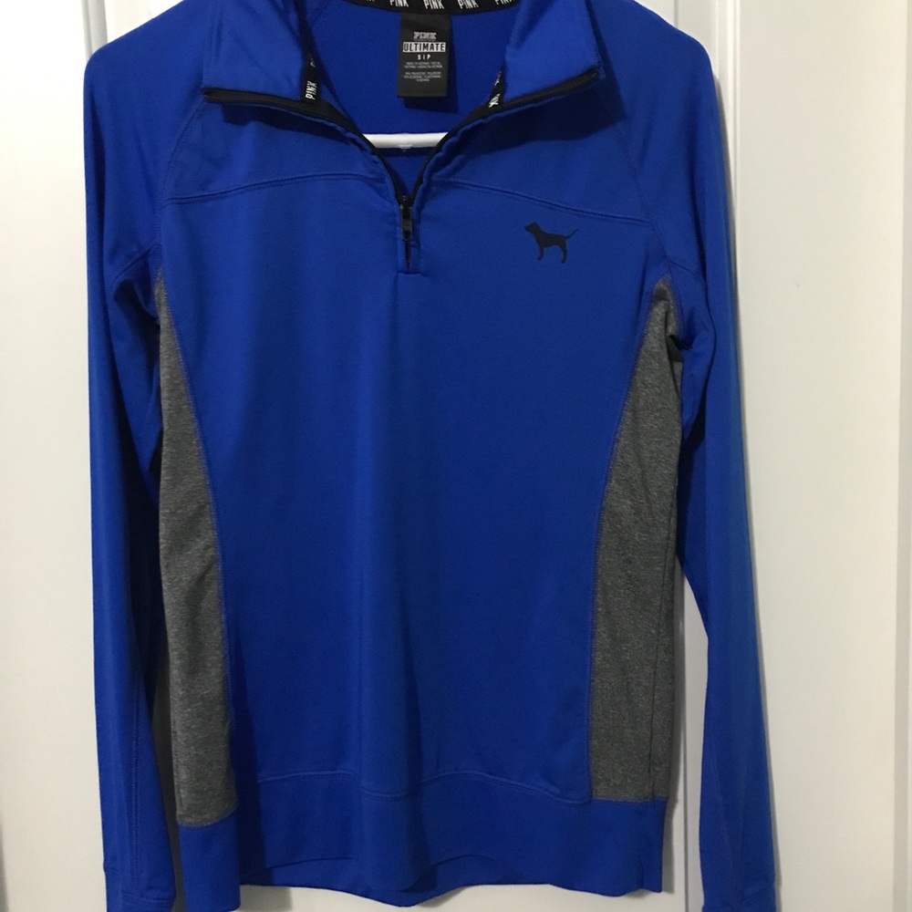 PINK 3/4 zip pullover